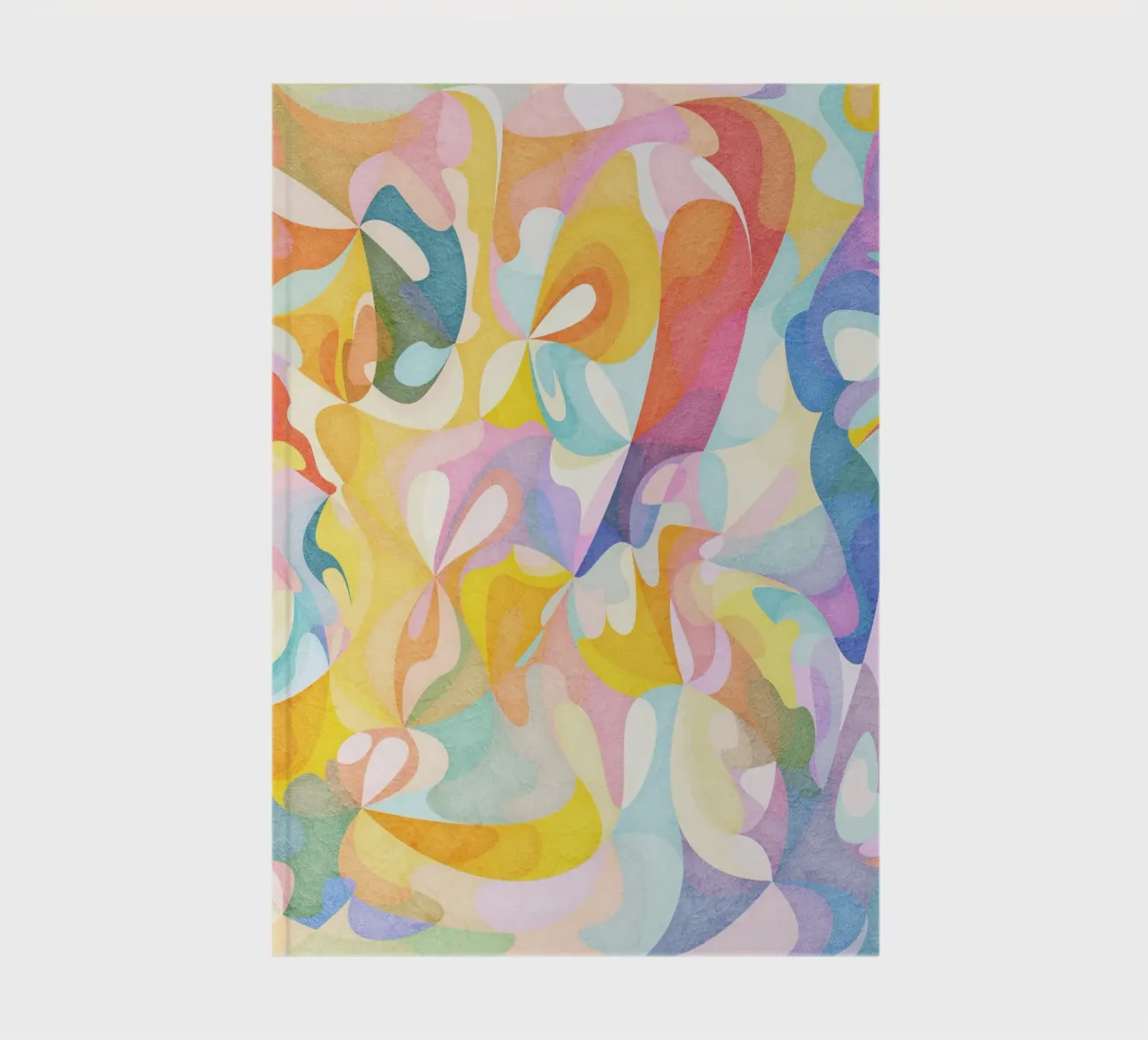 Move and Flow II - Abstract Geometric Pattern notebook by Abstract 888