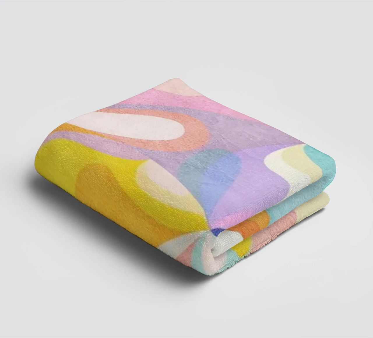 Move and Flow II - Abstraktes geometrisches Muster Handtuch von lovely lines