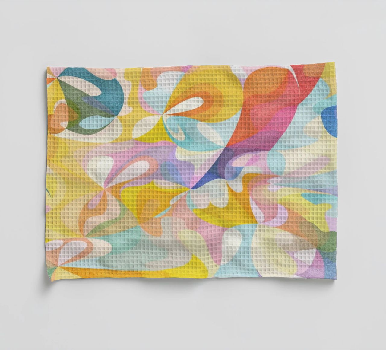 Move and Flow II - Abstraktes geometrisches Muster Geschirrtuch von lovely lines