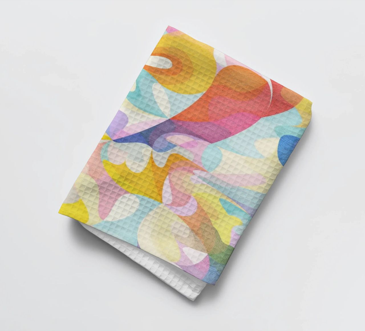 Move and Flow II - Abstraktes geometrisches Muster Geschirrtuch von lovely lines