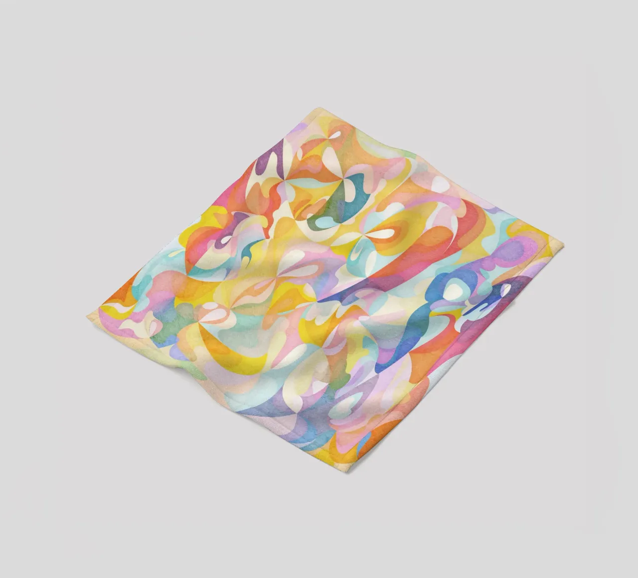Move and Flow II - Abstraktes geometrisches Muster Fleecedecke von lovely lines