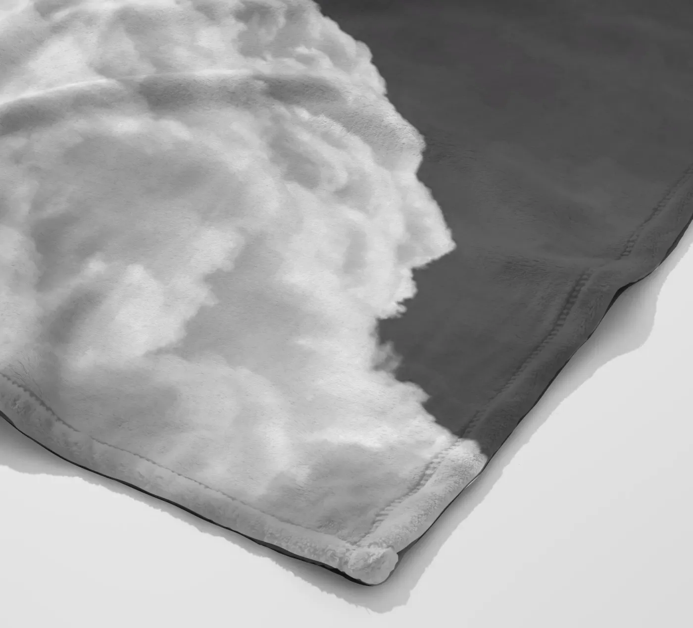 Cloudscape 4 fleece blanket by Nur Mut