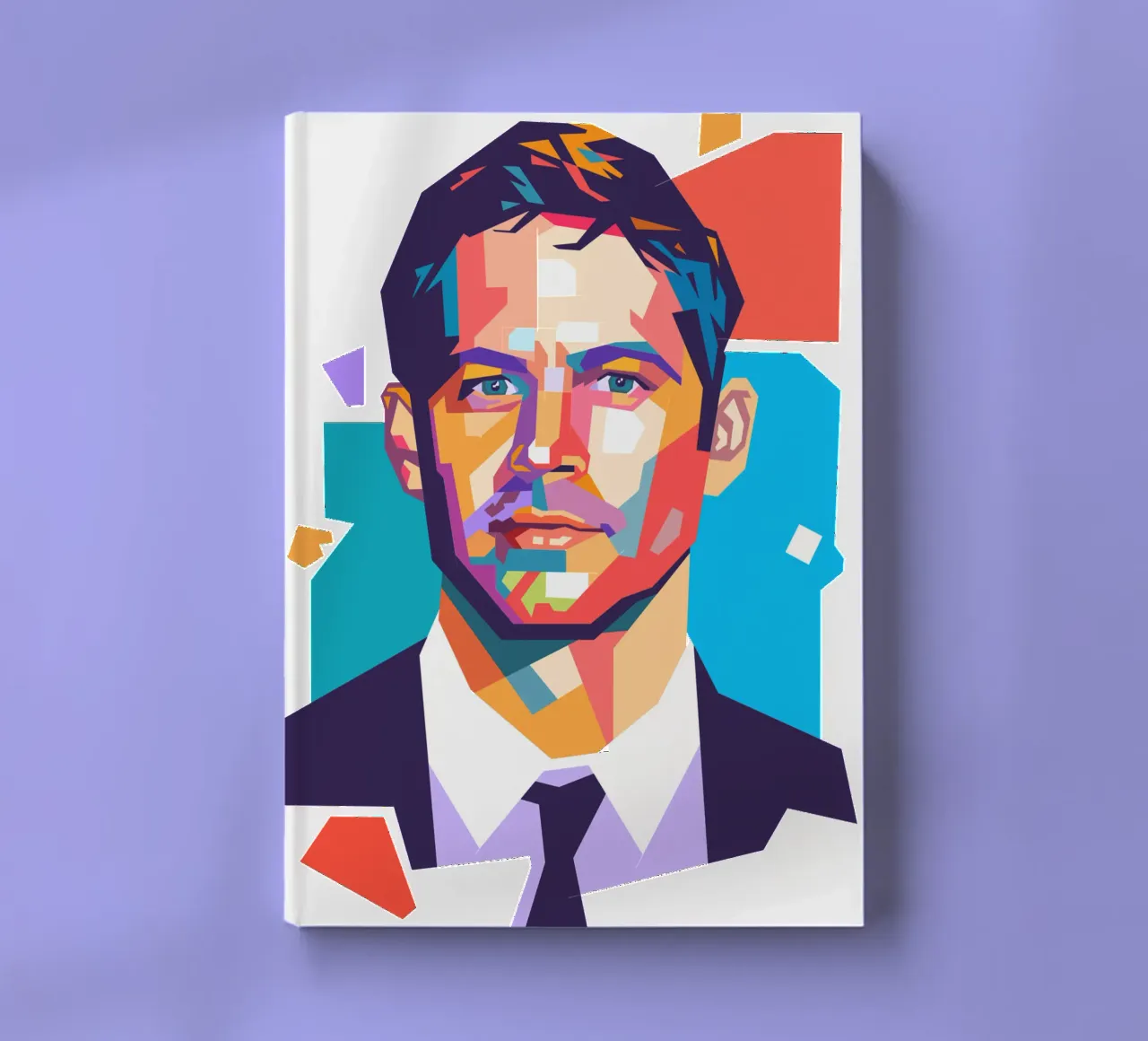 Paul Walker pop art portrait notebook by Hantamrata
