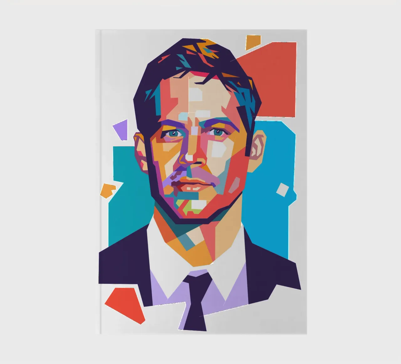 Paul Walker pop art portrait notebook by Hantamrata
