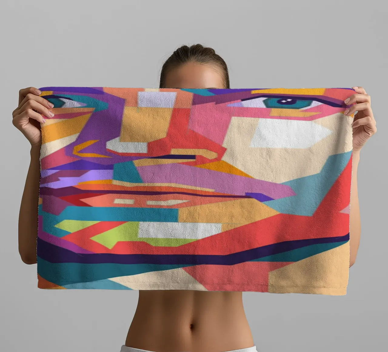 Ritratto pop art di Paul Walker asciugamano da bagno da Hantamrata