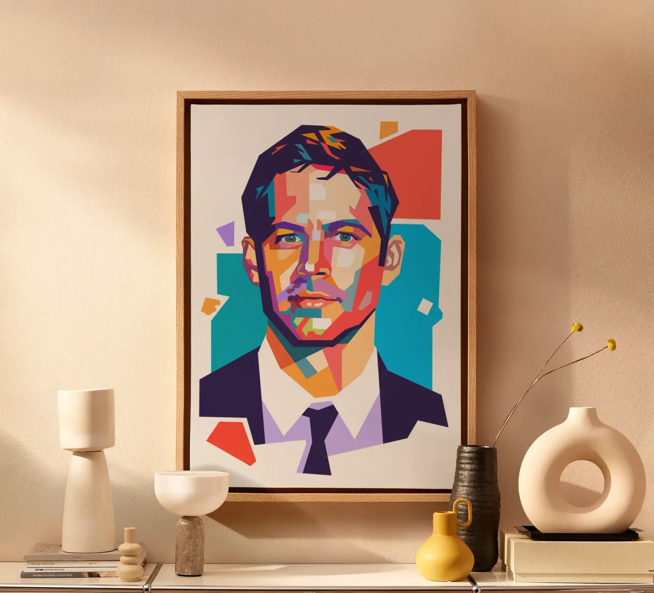 Paul Walker pop art portrait canvas by Hantamrata