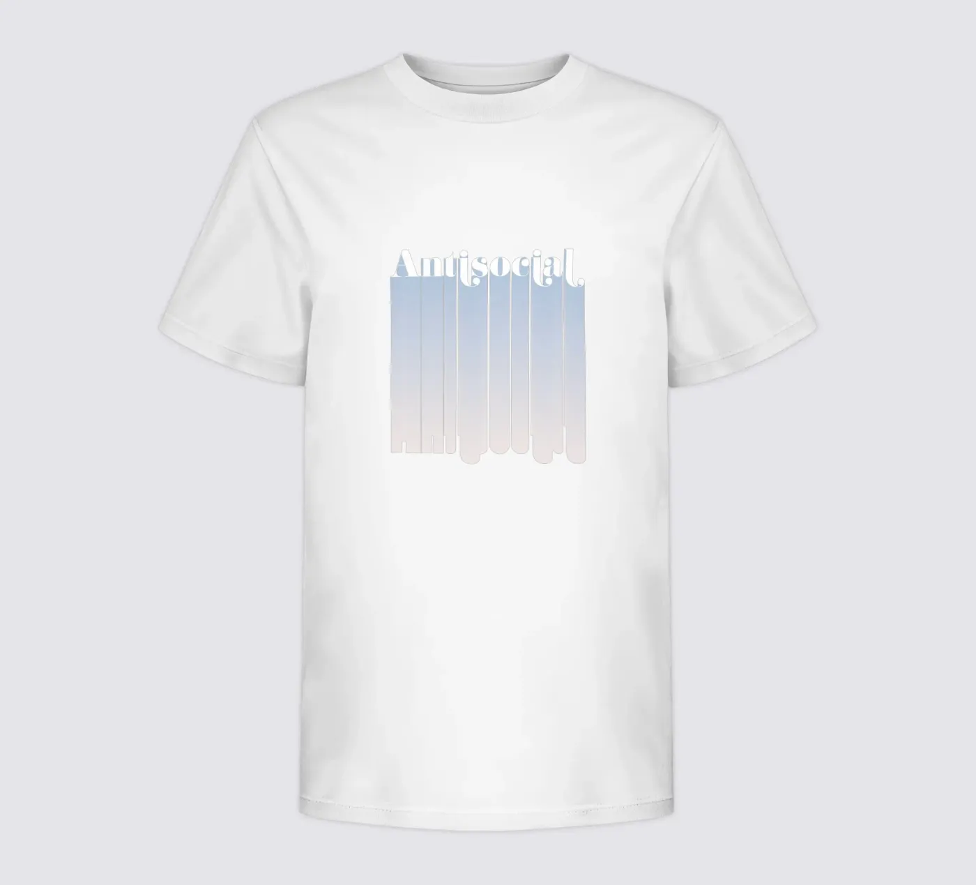 Antisocial kinder t-shirt van DesigndN