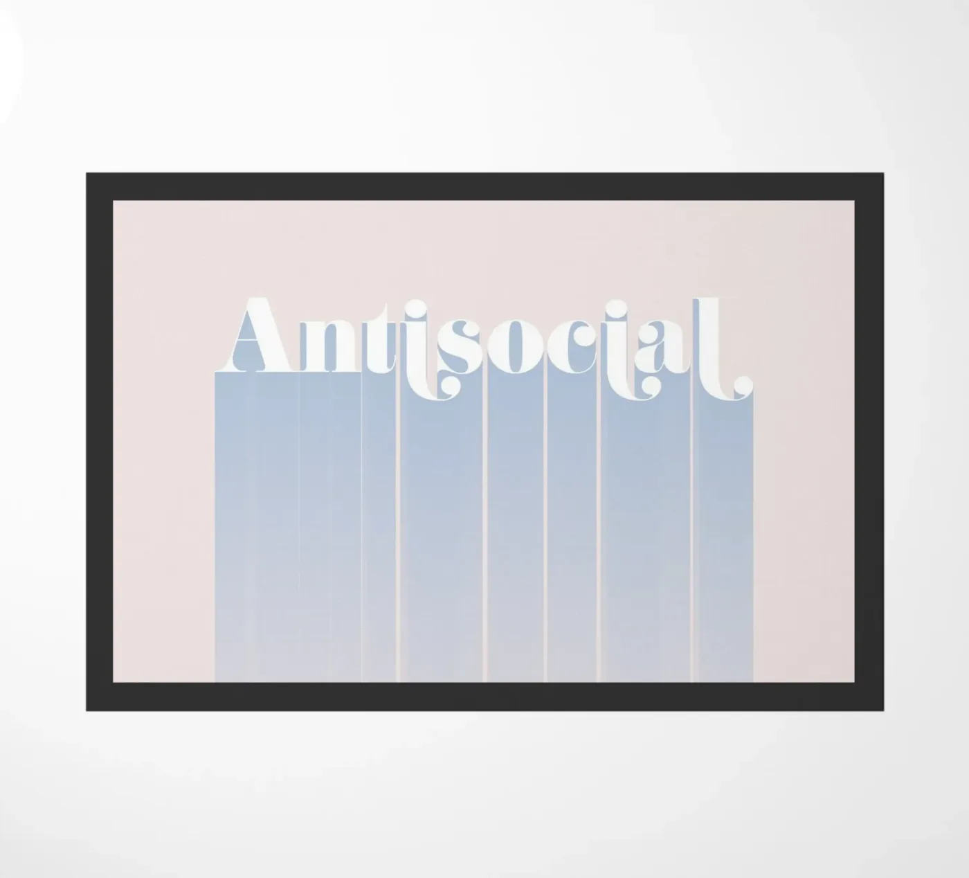 Antisocial doormat by DesigndN