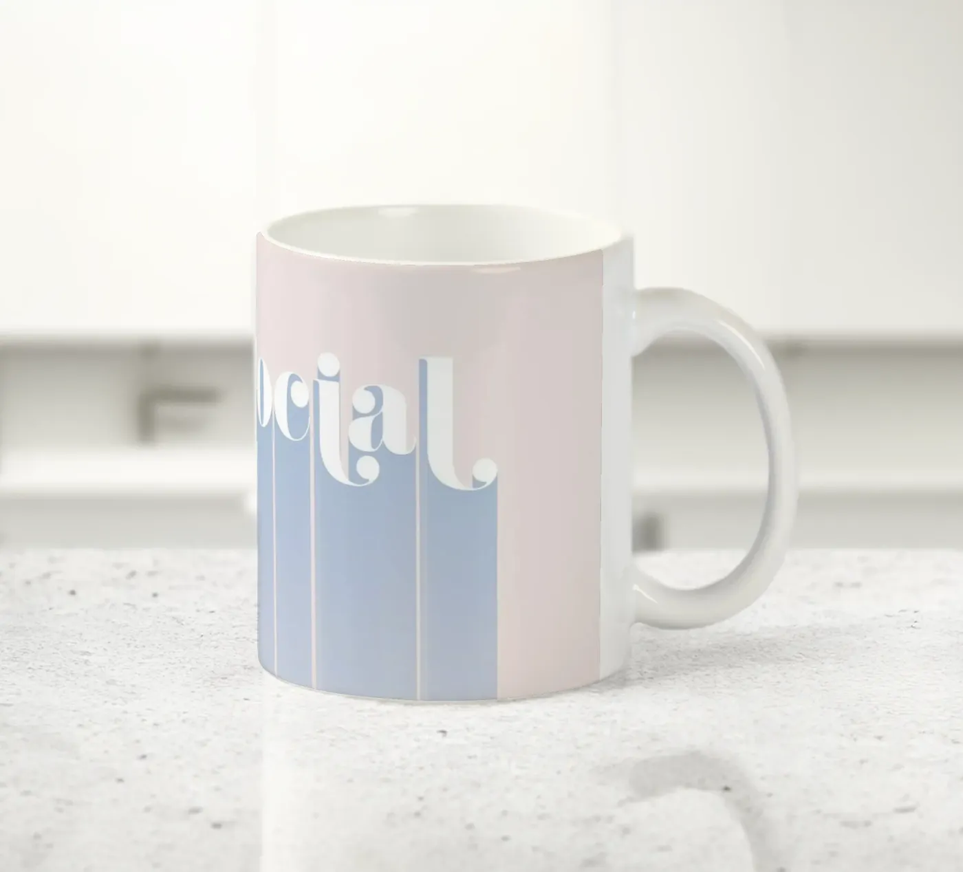 Antisocial ceramic mug by DesigndN