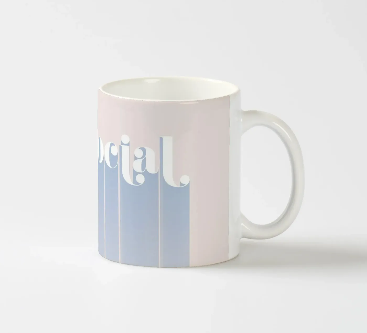 Antisocial ceramic mug by DesigndN