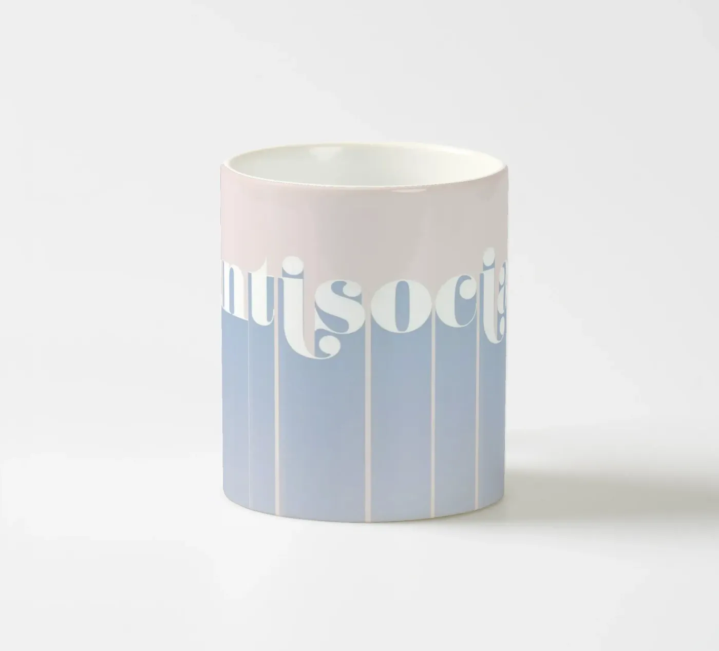 Antisocial ceramic mug by DesigndN