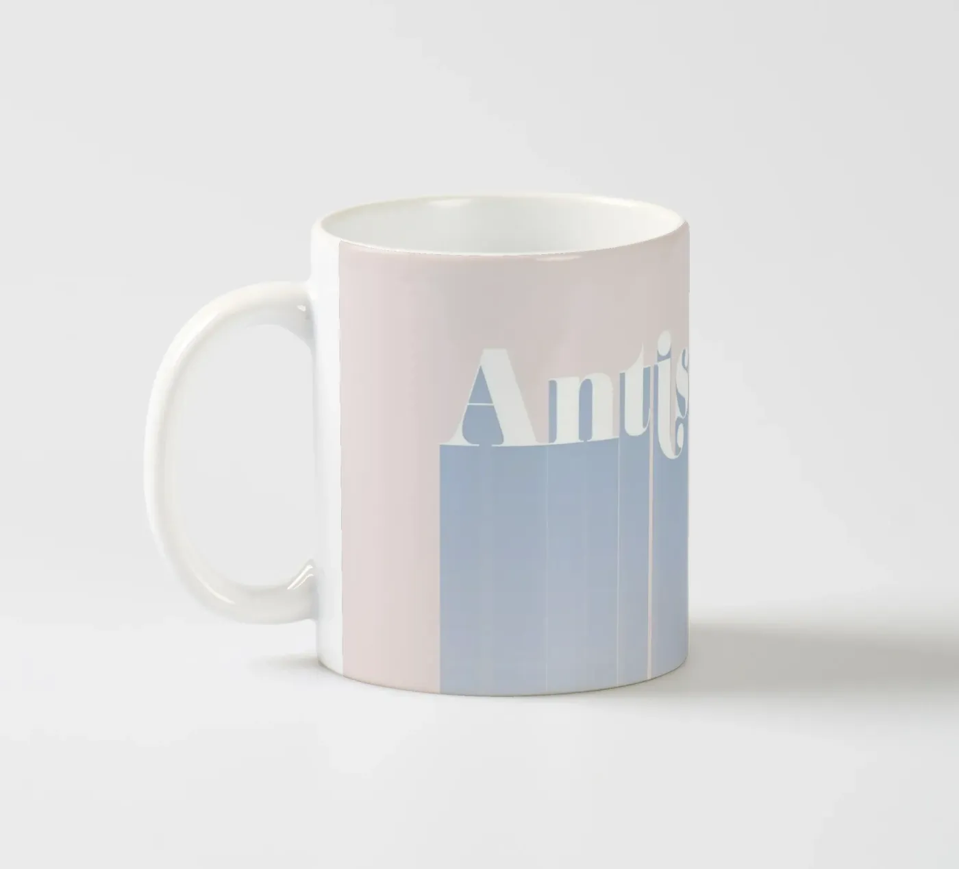 Antisocial ceramic mug by DesigndN