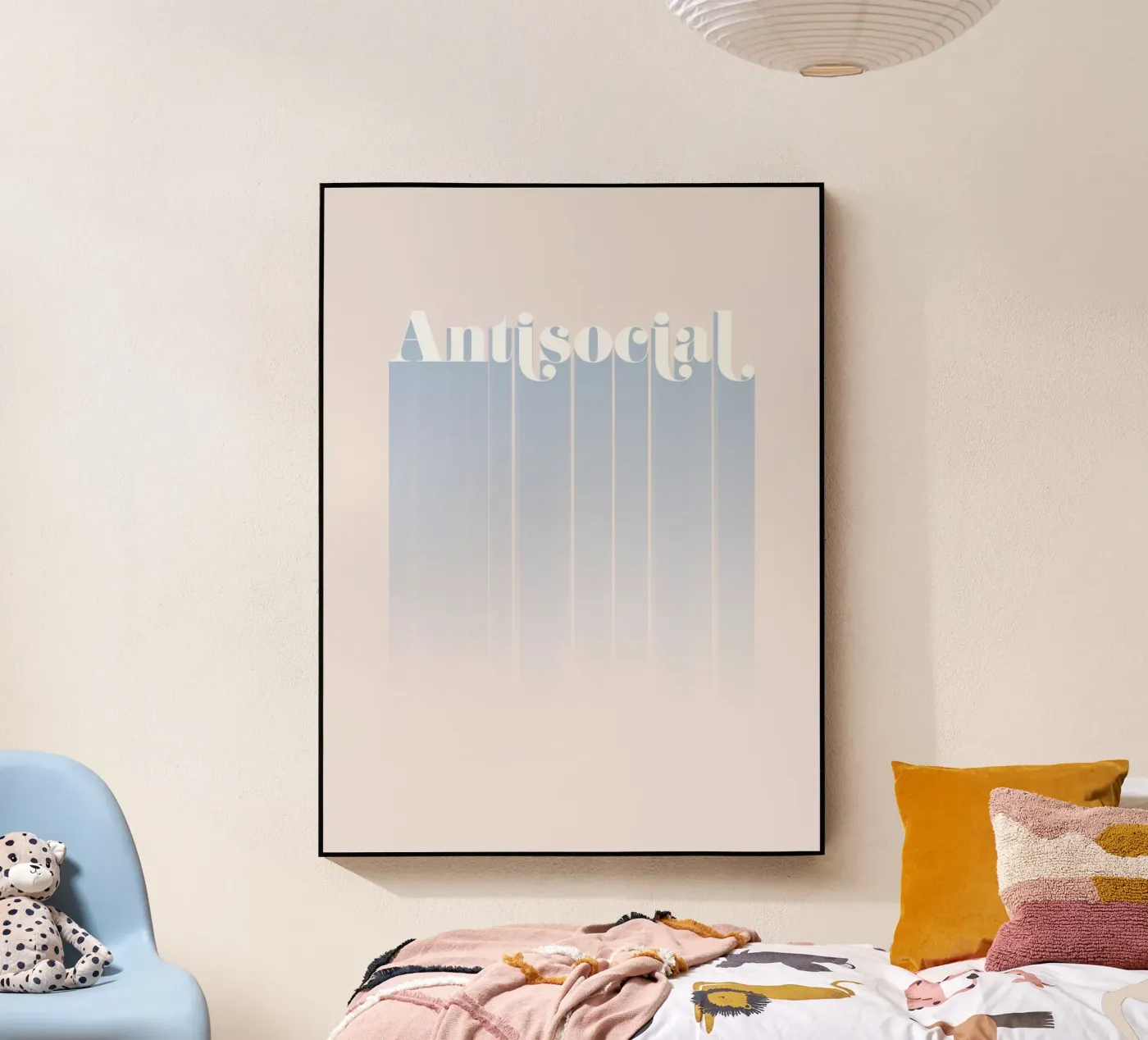 Antisocial acryl van DesigndN