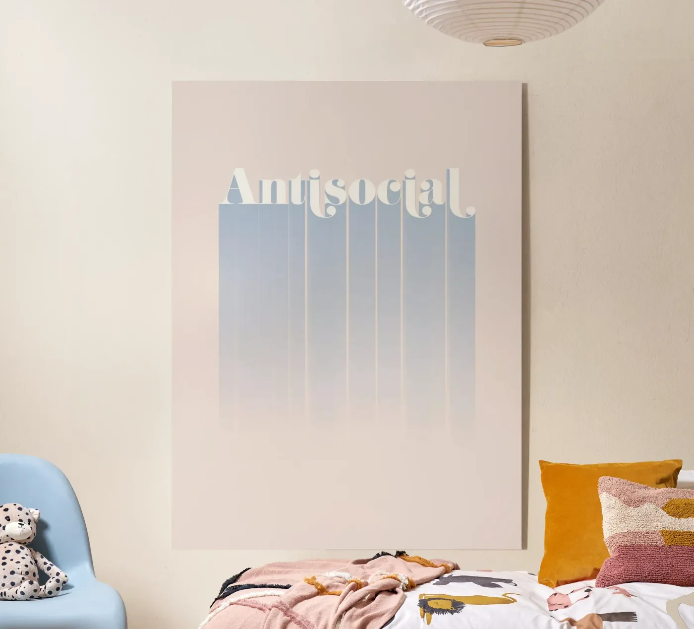 Antisocial acryl van DesigndN