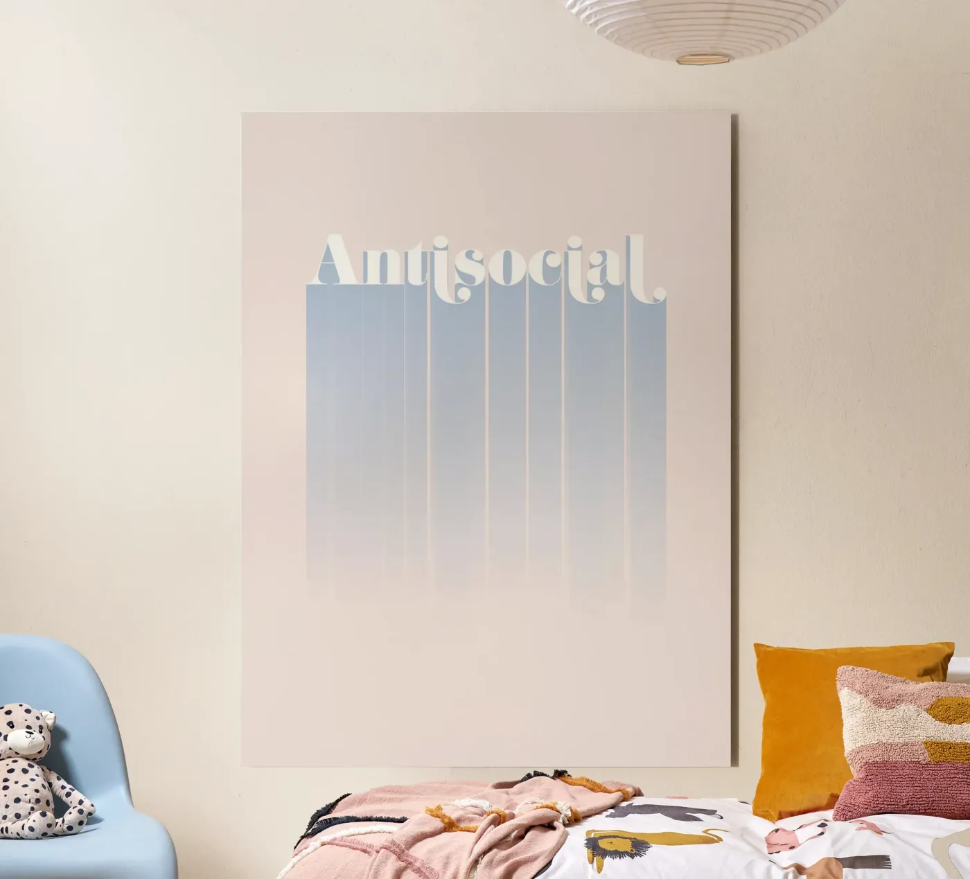 Antisocial alluminio dibond da DesigndN