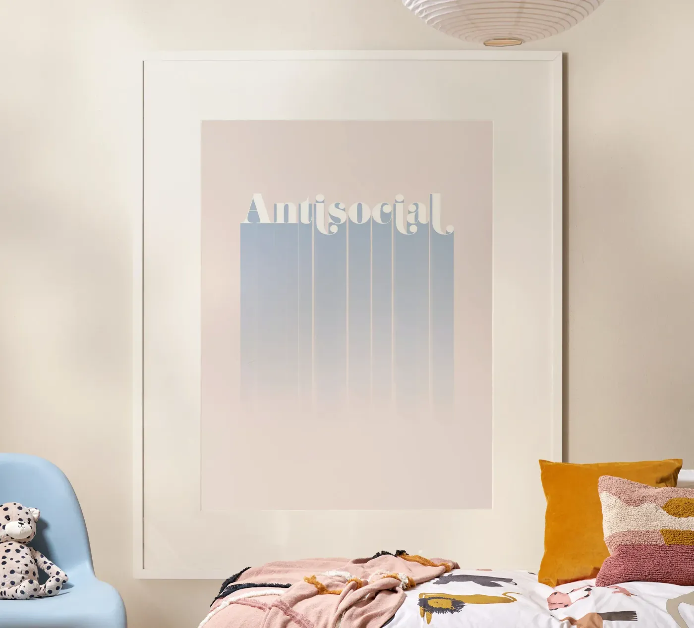 Antisocial poster van DesigndN