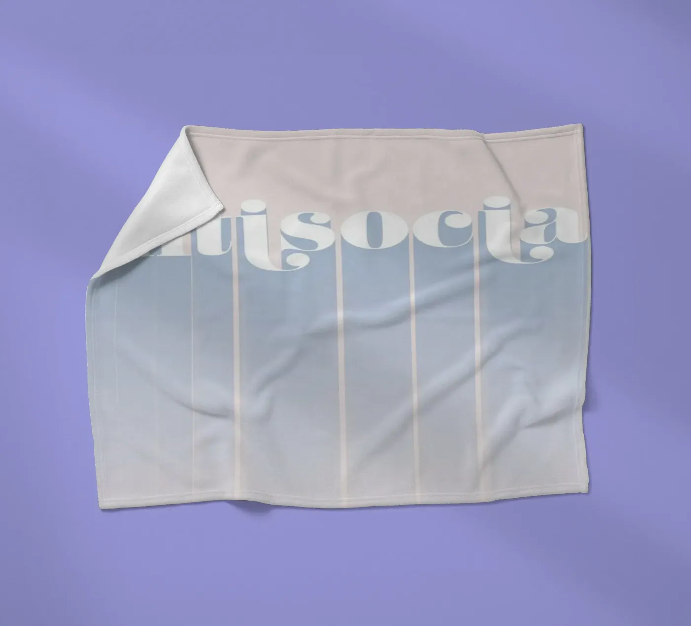 Antisocial fleece blanket by DesigndN