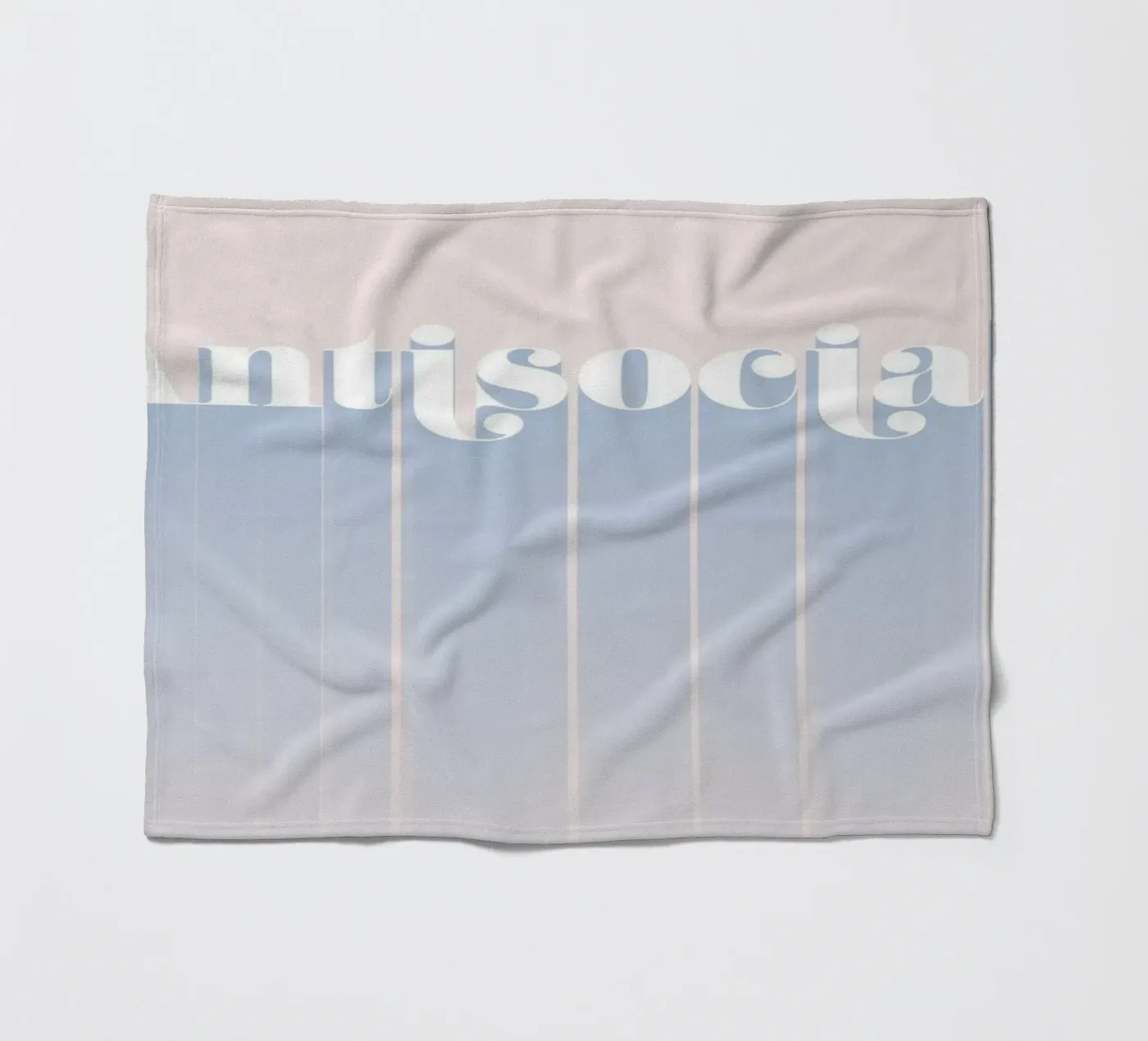 Antisocial fleece blanket by DesigndN