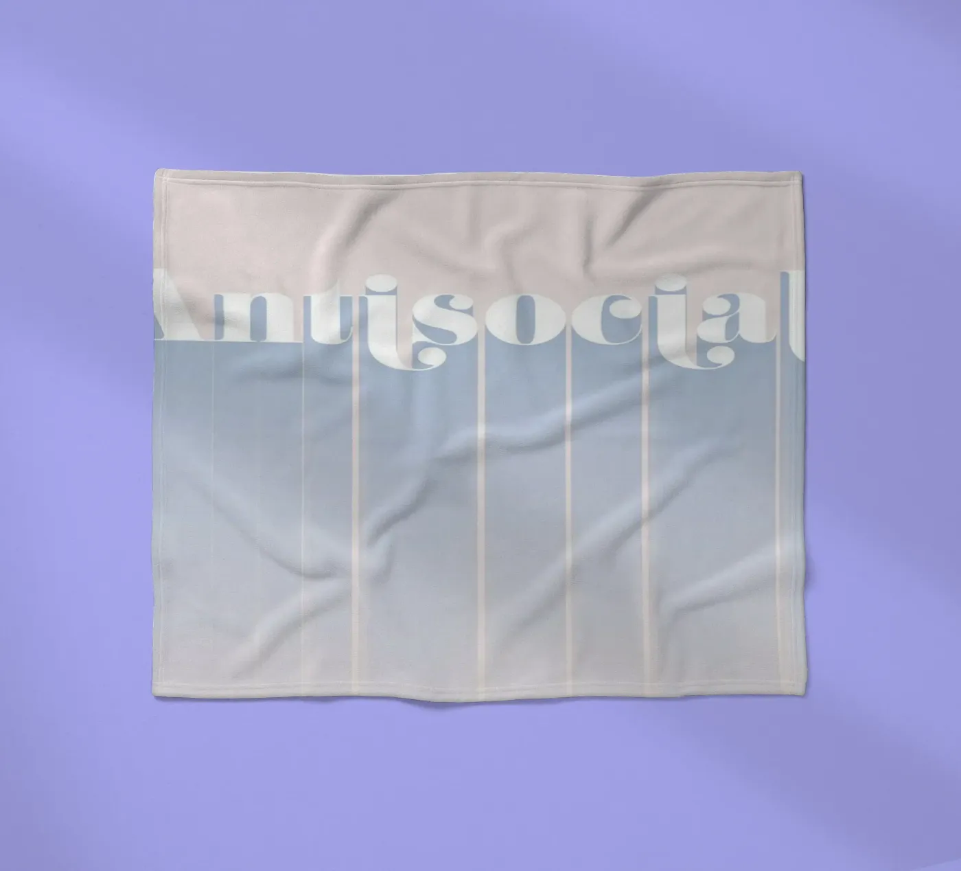Antisocial Fleecedecke von DesigndN