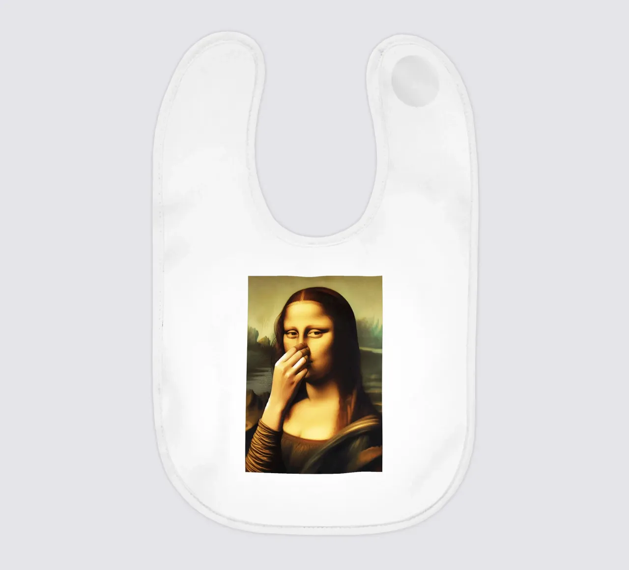 Parodia del bagno Monna Lisa bavaglino da rangginangs