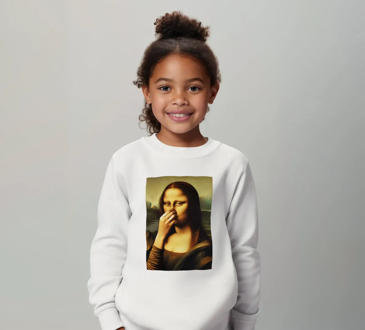 Parodia del bagno Monna Lisa felpa bambino da rangginangs