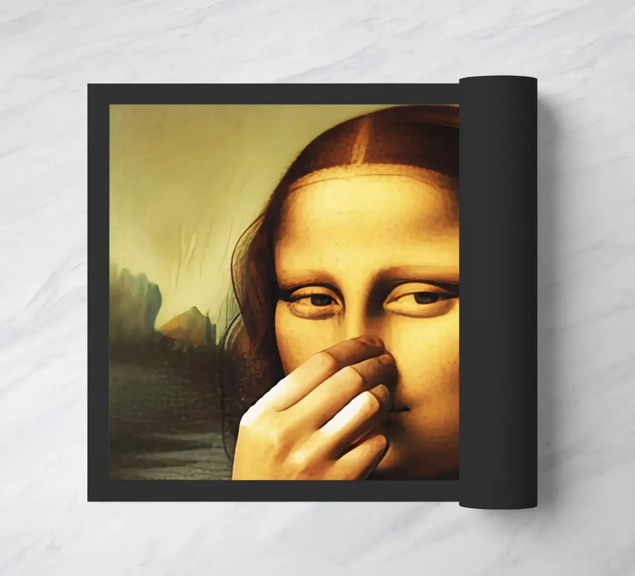 Parodia del bagno Monna Lisa zerbino da rangginangs