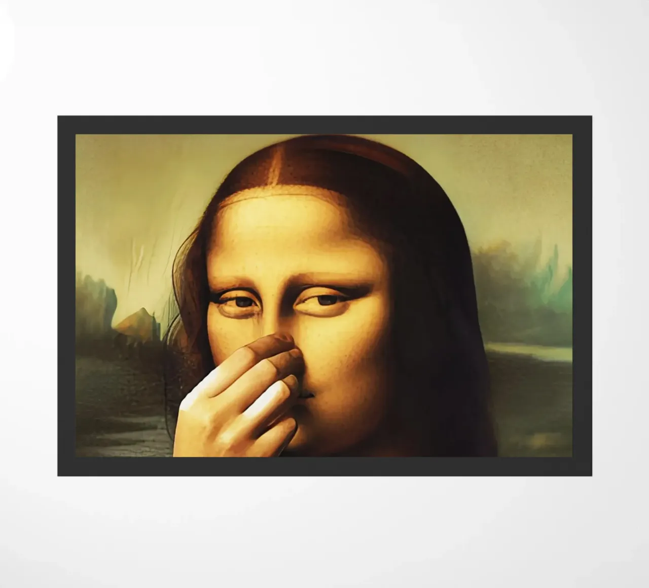 Parodia del bagno Monna Lisa zerbino da rangginangs