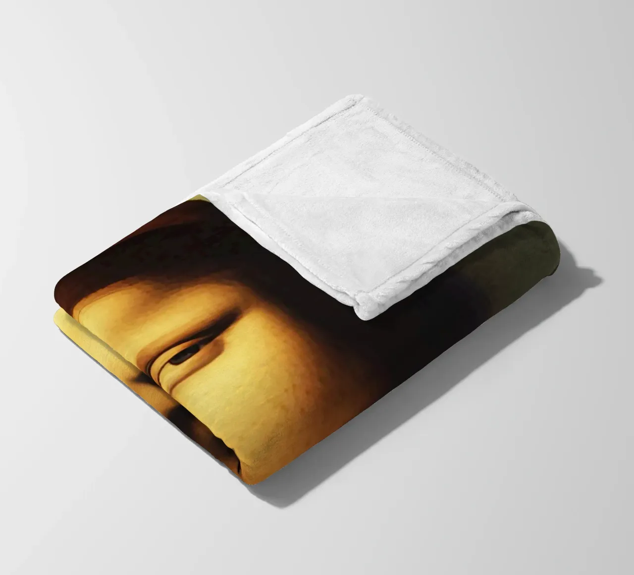 Parodia del bagno Monna Lisa coperta in pile da rangginangs