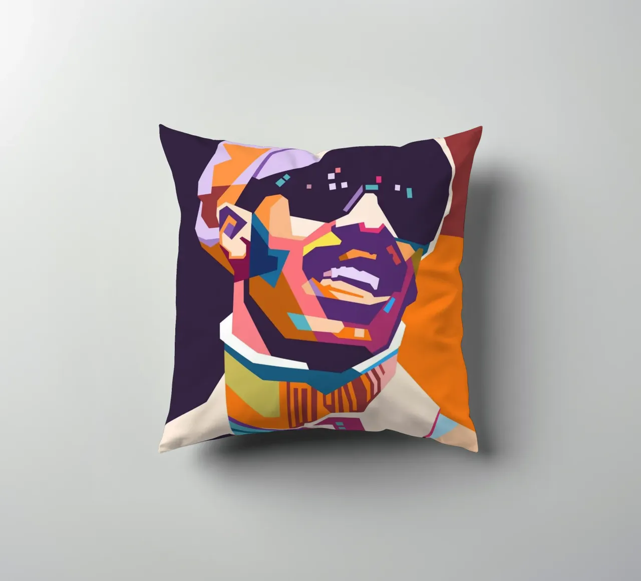 Stile artistico di Stevie Wonder WPAP cuscino da Hantamrata
