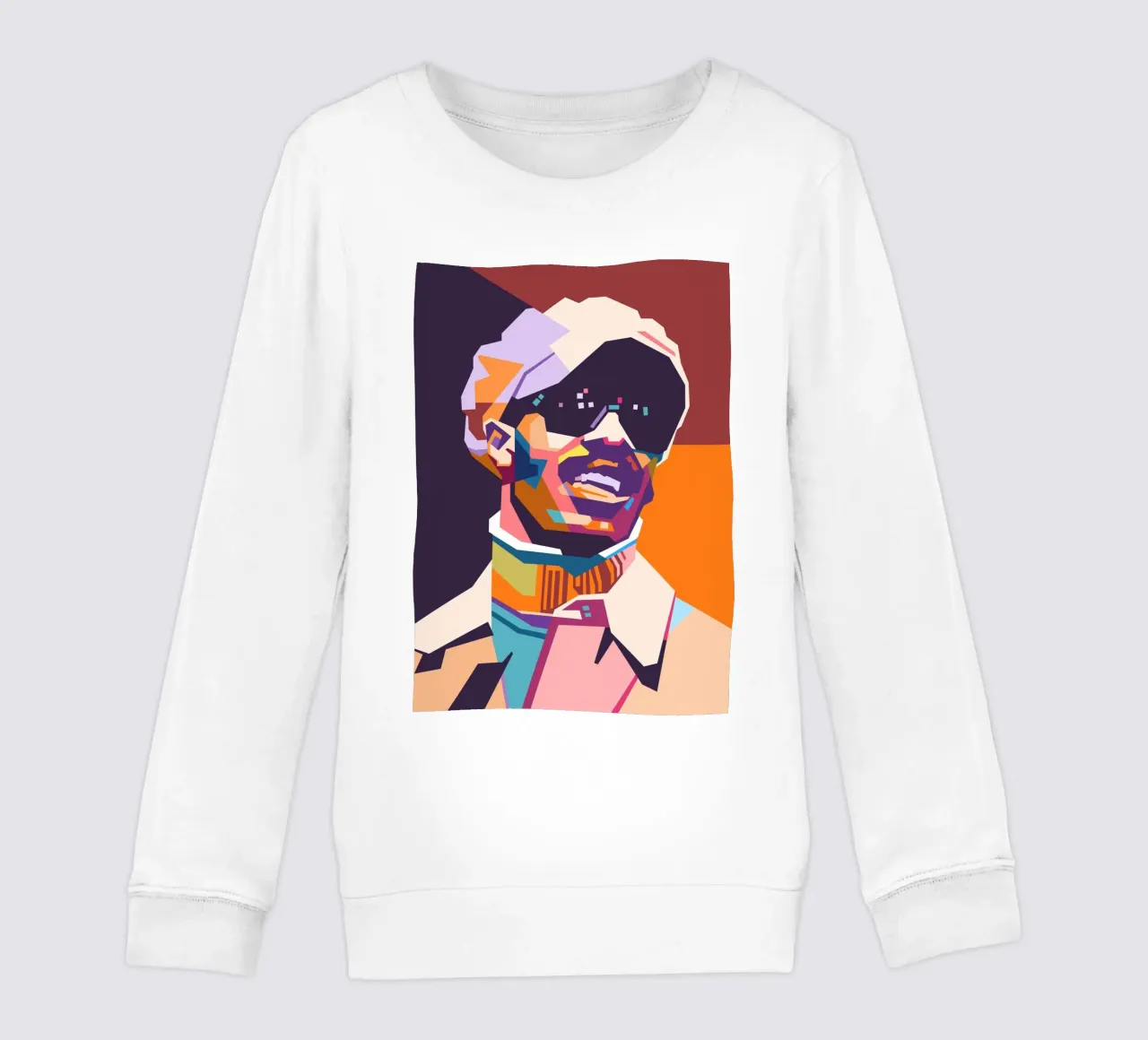 Stile artistico di Stevie Wonder WPAP felpa bambino da Hantamrata