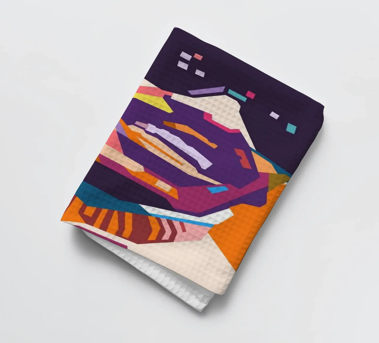 Stevie Wonder WPAP art style torchon de Hantamrata