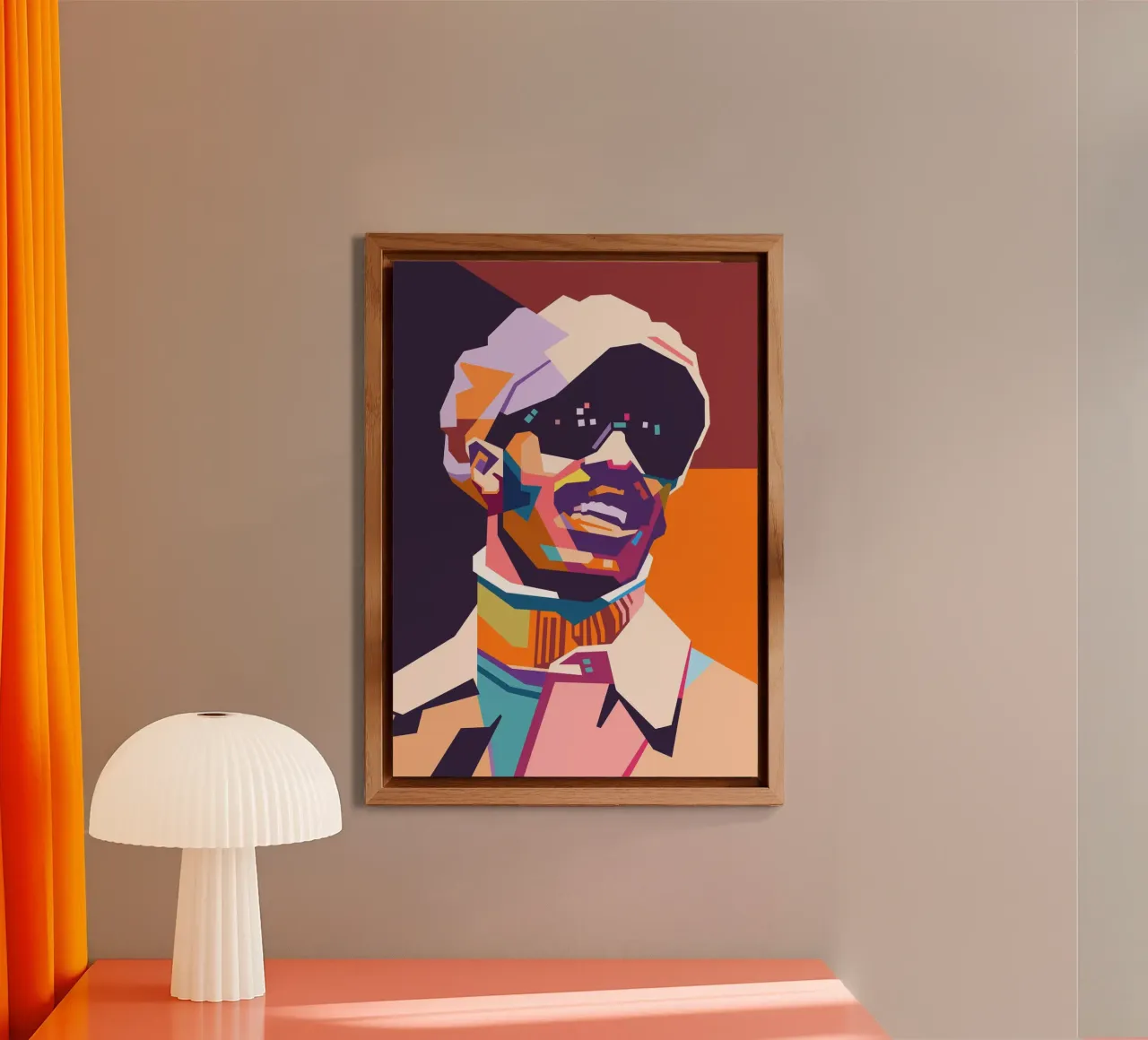 Stile artistico di Stevie Wonder WPAP pannello forex da Hantamrata