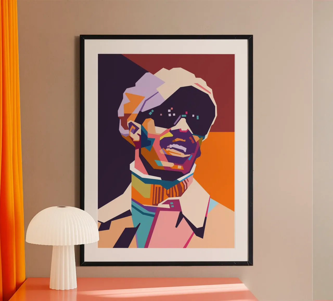 Stile artistico di Stevie Wonder WPAP carta hahnemühle da Hantamrata