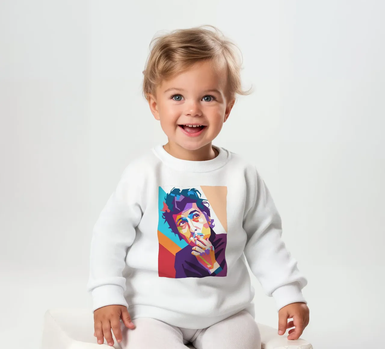 Bob Dylan design artistico felpa neonato da Hantamrata