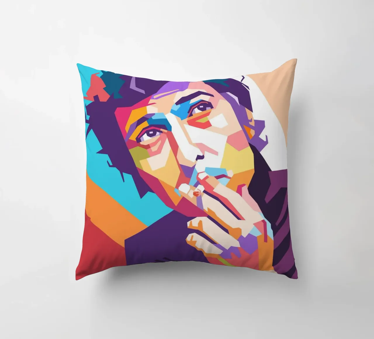 Bob Dylan design artistico cuscino da Hantamrata
