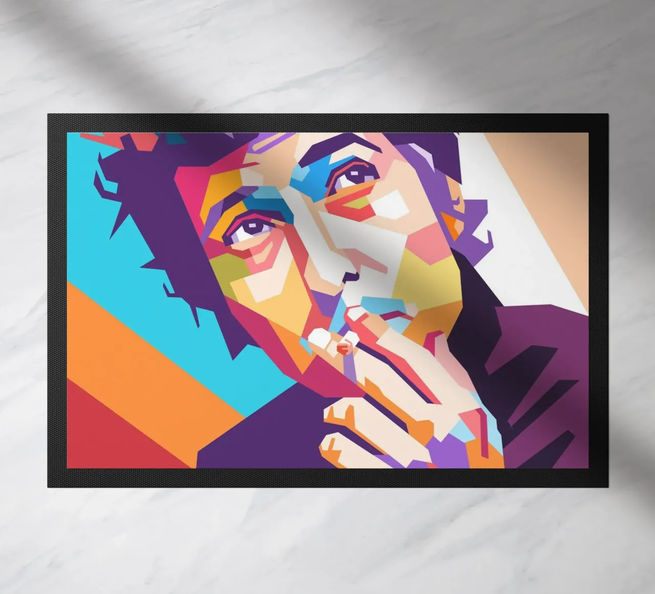 Bob Dylan design artistico zerbino da Hantamrata