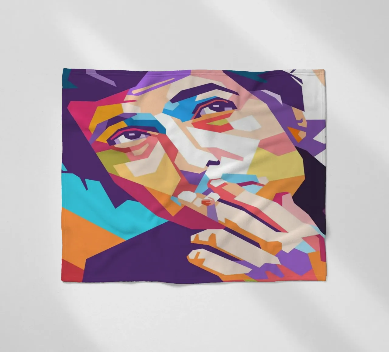 Bob Dylan design artistico coperta in pile da Hantamrata