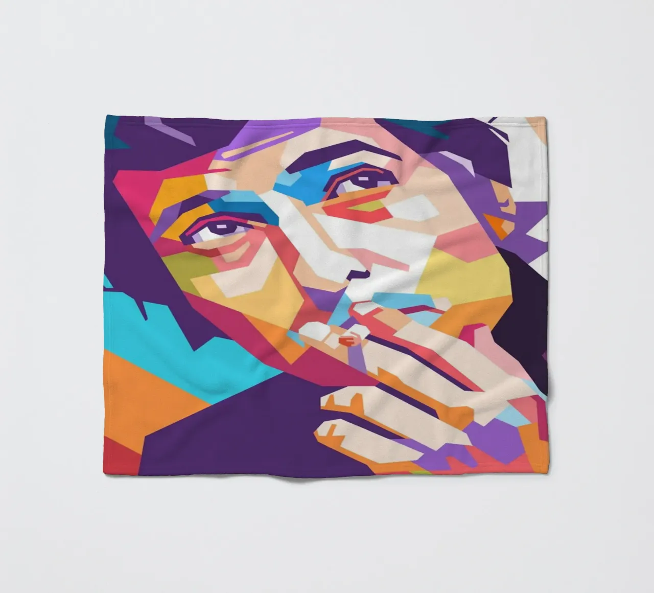 Bob Dylan design artistico coperta in pile da Hantamrata