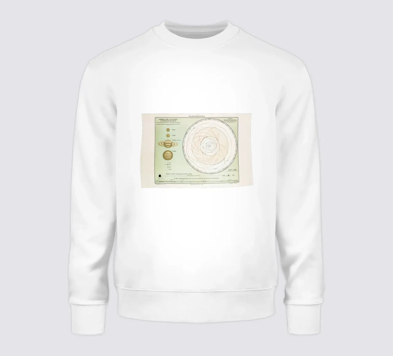 Planetensystem Sweatshirt von Flora & Fauna