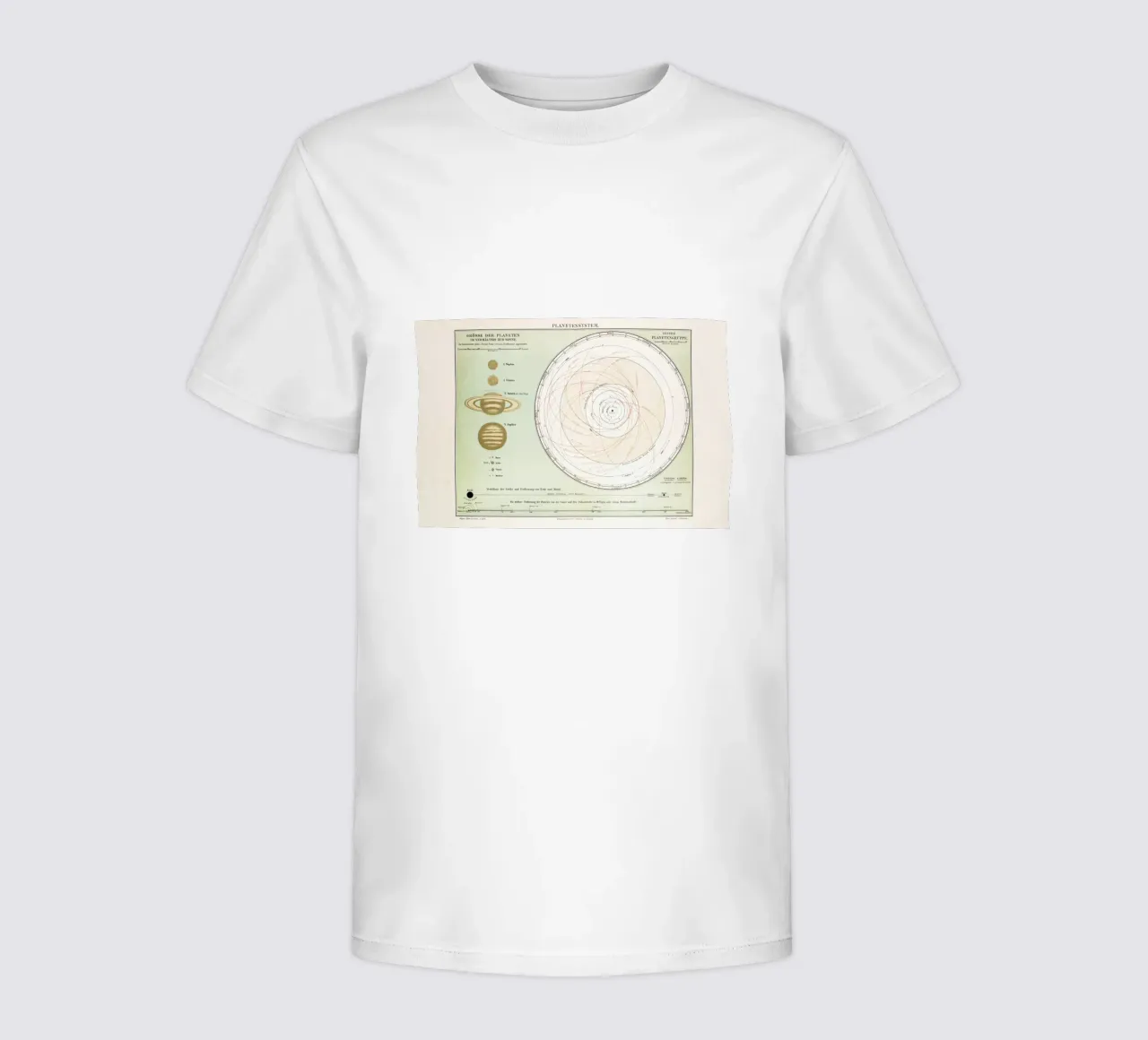 Planetensystem t-shirt bambini da Flora & Fauna