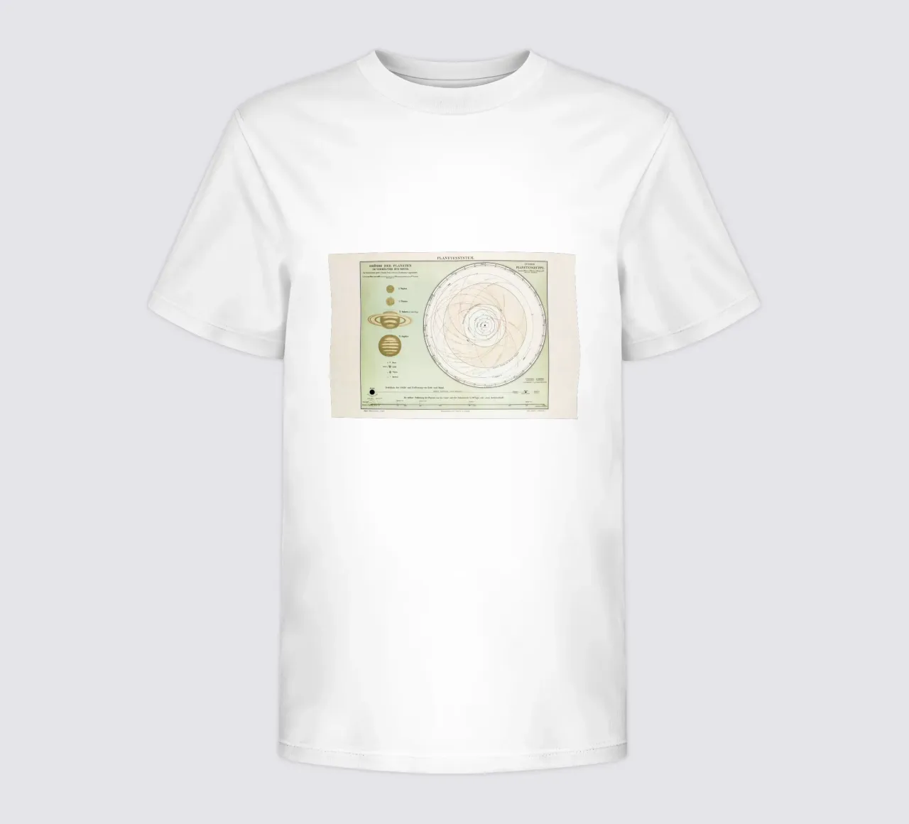 Planetensystem t-shirt bambini da Flora & Fauna