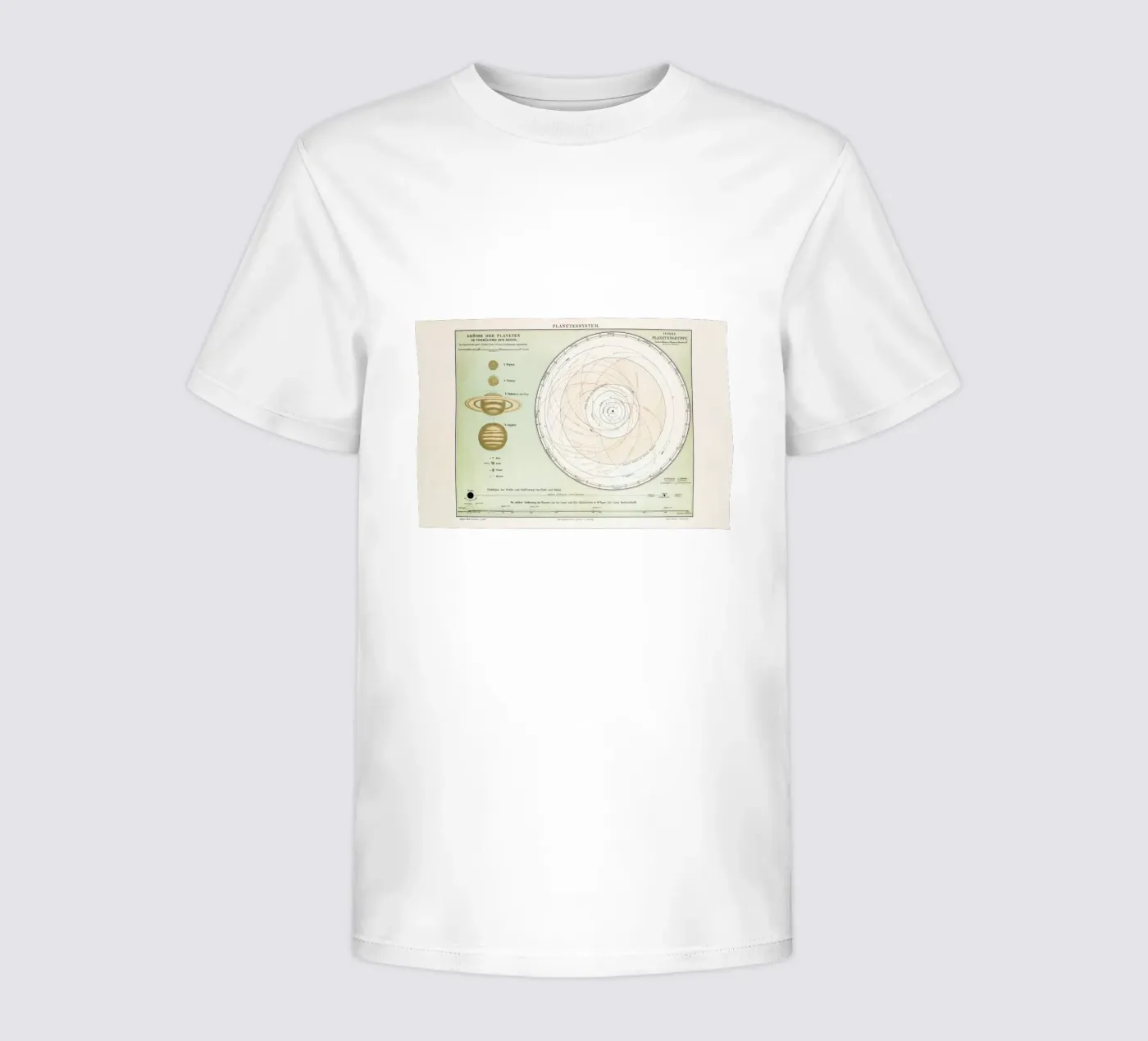 Planetensystem t-shirt bambini da Flora & Fauna