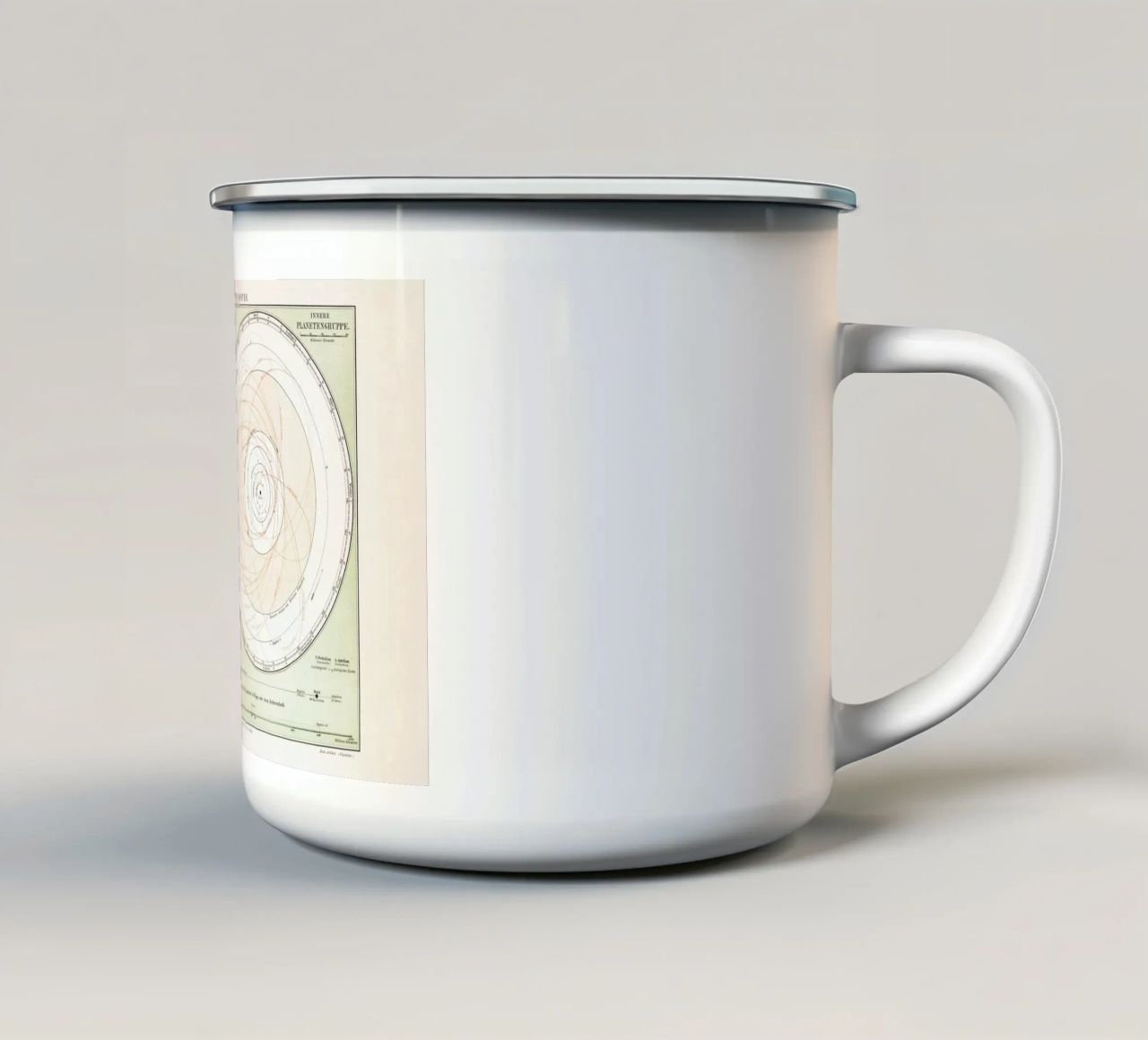 Planetensystem tazza in smalto da Flora & Fauna