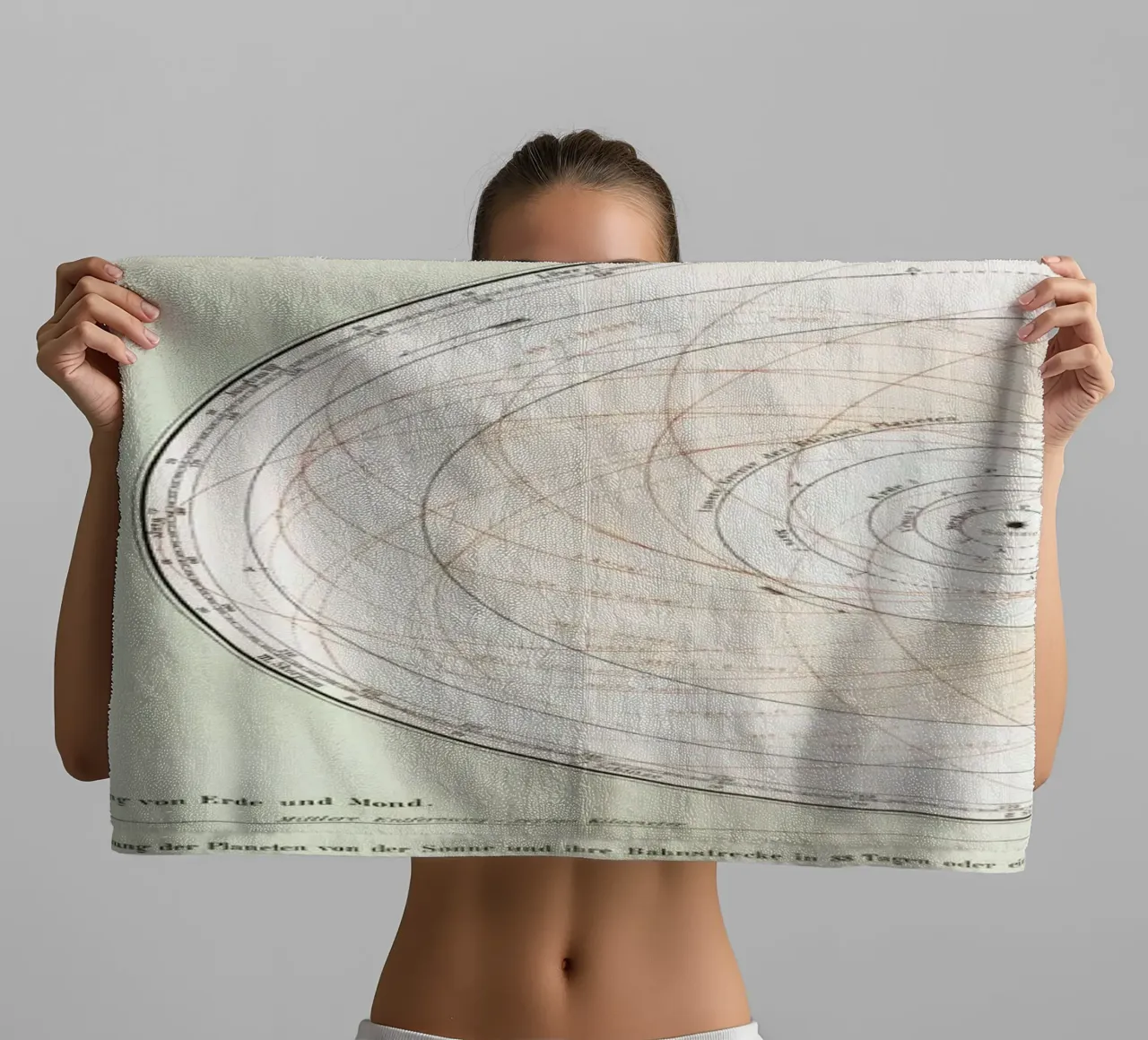 Planetensystem asciugamano da bagno da Flora & Fauna