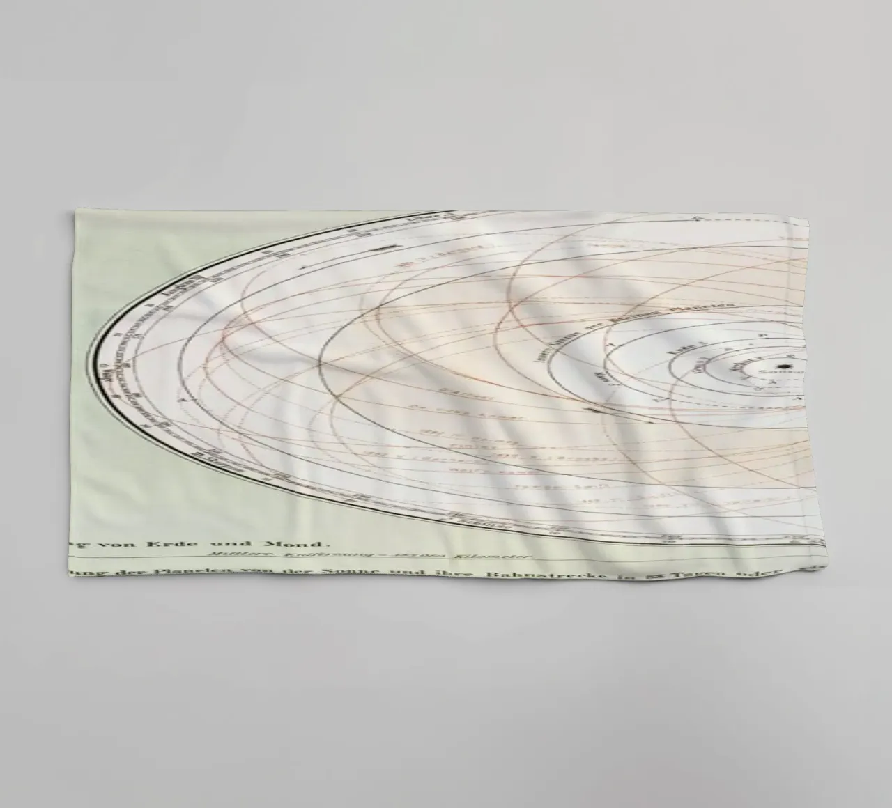 Planetensystem badhanddoek van Flora & Fauna