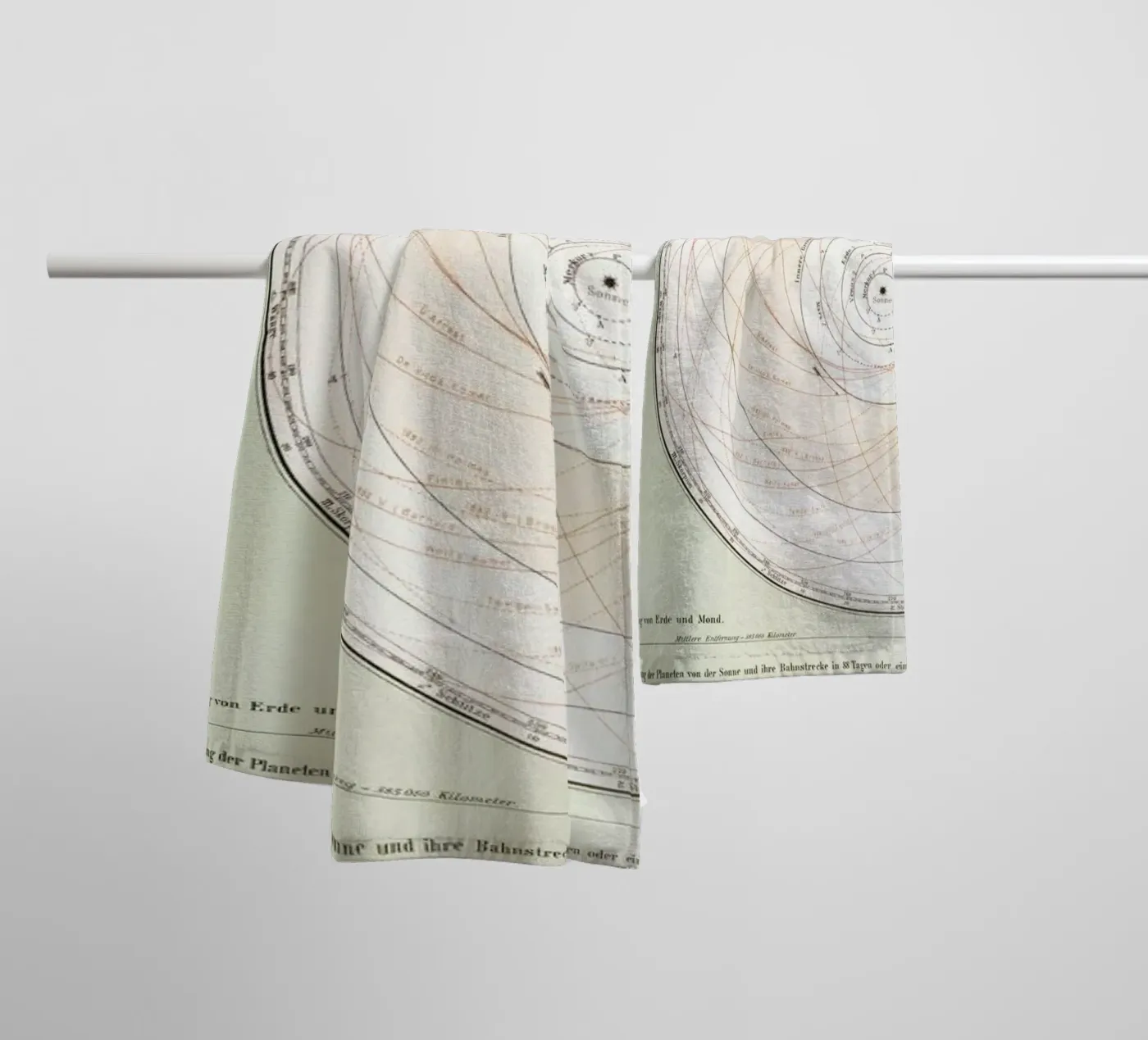 Planetensystem towel by Flora & Fauna