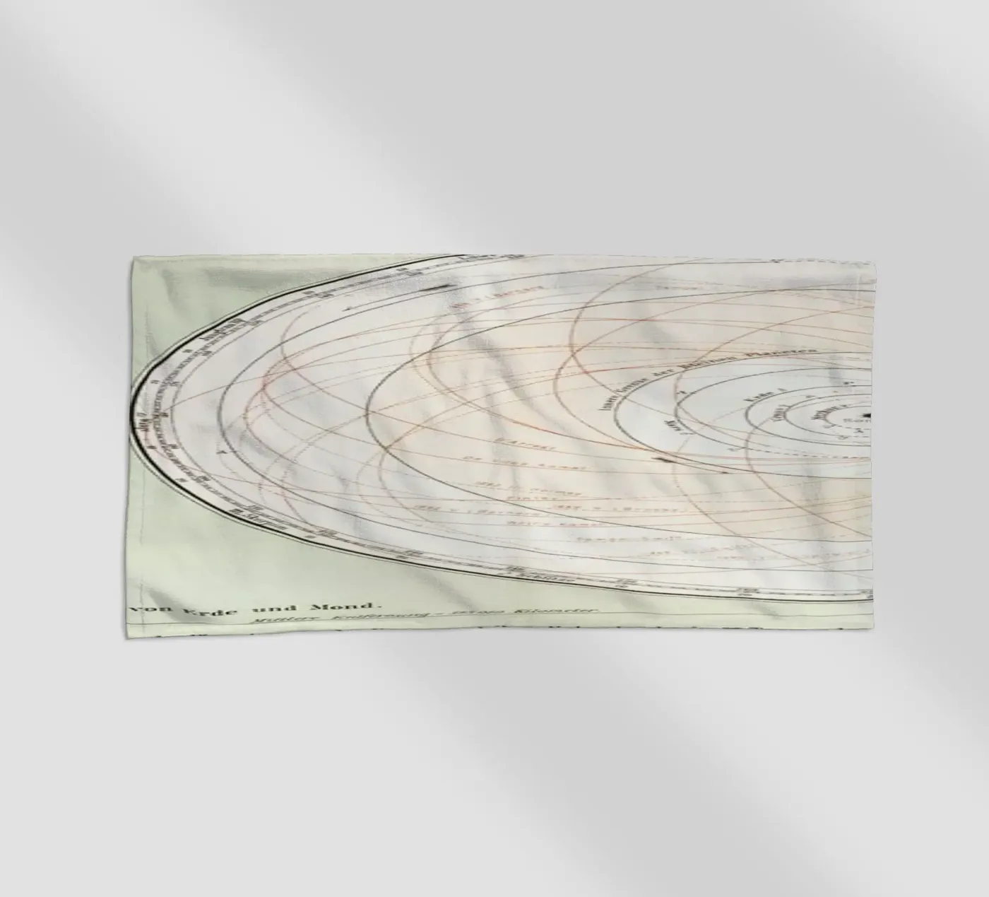 Planetensystem serviette de plage de Flora & Fauna