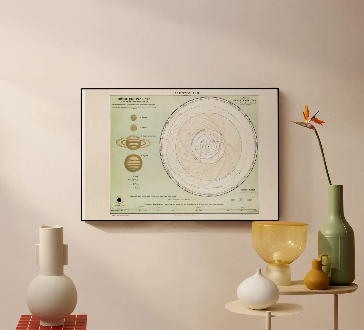 Planetensystem plexiglass da Flora & Fauna