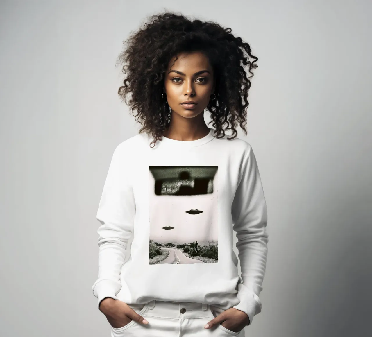 UFO Buitenaards sweatshirt van rangginangs