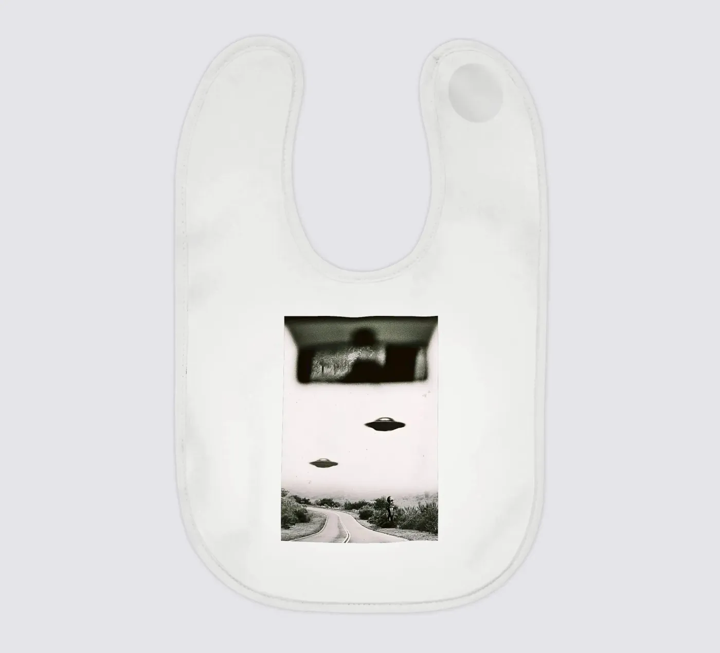 UFO Alien baby bib by rangginangs
